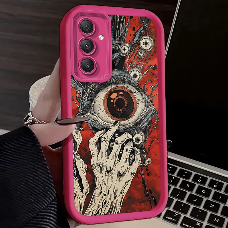 Funda de teléfono Evil Eye para Samsung Galaxy A35 A55 A15 A25 A05 A05S A24 A13 A23 A12 A22 A32 A52 A52S A71 A72 A51 funda de silicona suave - imagen 4
