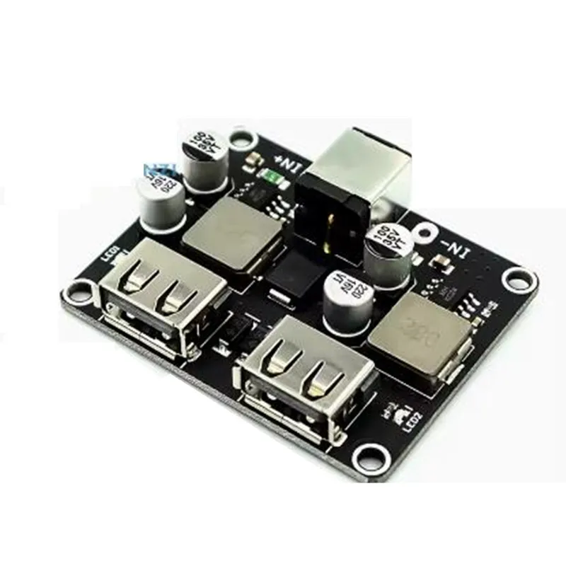 QC3.0 QC2.0 USB DC-DC convertidor reductor de carga módulo reductor 6-32V 9V 12V 24V a placa de circuito de cargador rápido 5V - imagen 2