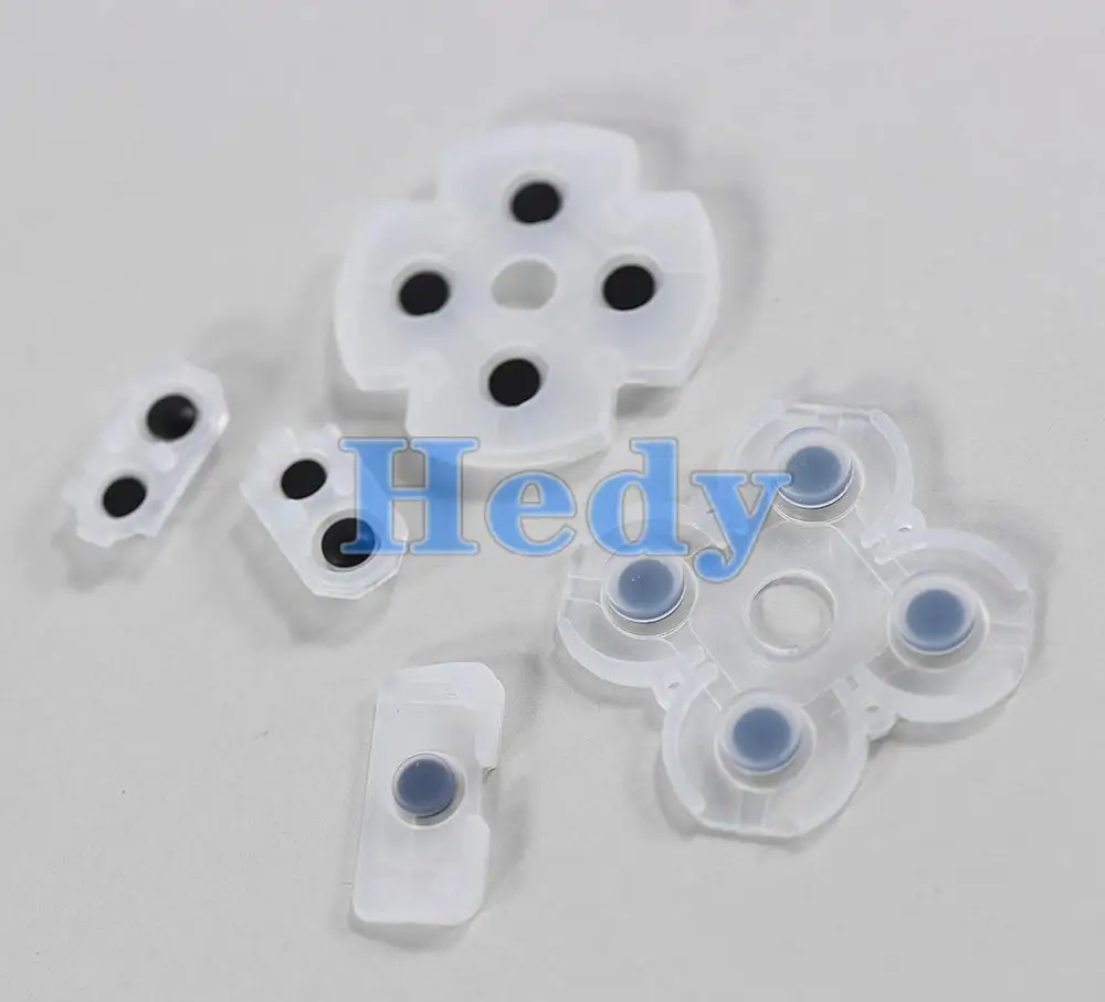 5 Juegos de teclados de botón adhesivos conductores de goma para Sony PlayStation 4 PS4 JDS 050 JDM-055 controlador Gamepad - imagen 3