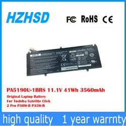 PA5190U-1BRS 11,1 V 41Wh 3560mAh batería Original del ordenador portátil para Toshiba Satellite Click 2Pro P30W-B-102 P30W-B-10E P30W-B-10F P30W-B