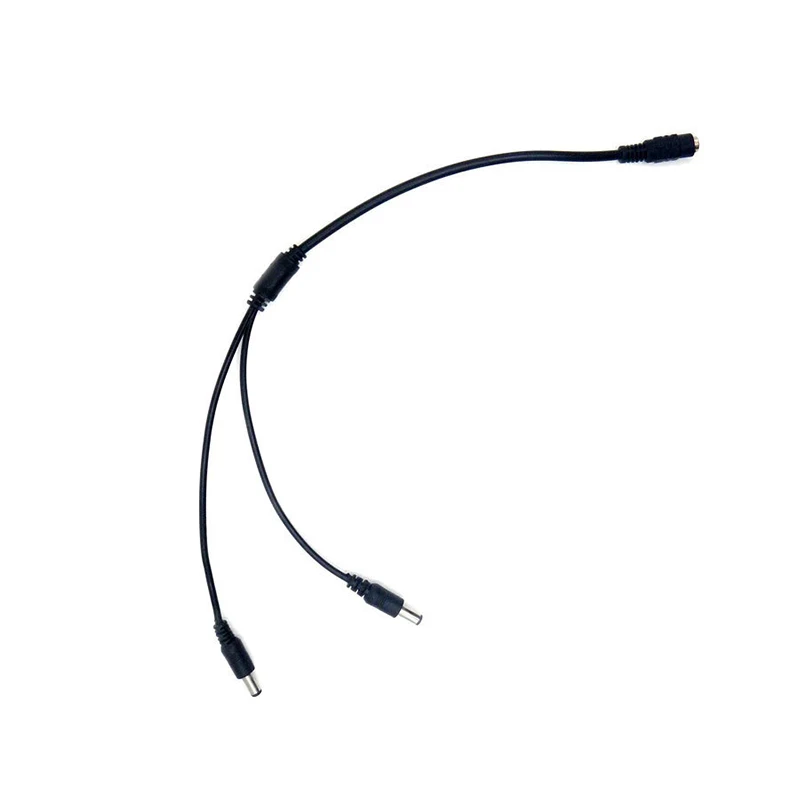 1 hembra a 2 macho 1/2/5 Uds divisor 5,5*2,1mm Cable conector de clavija 12V DC adaptador de alimentación suministro para CCTV lámpara de tira Led C5 - imagen 2