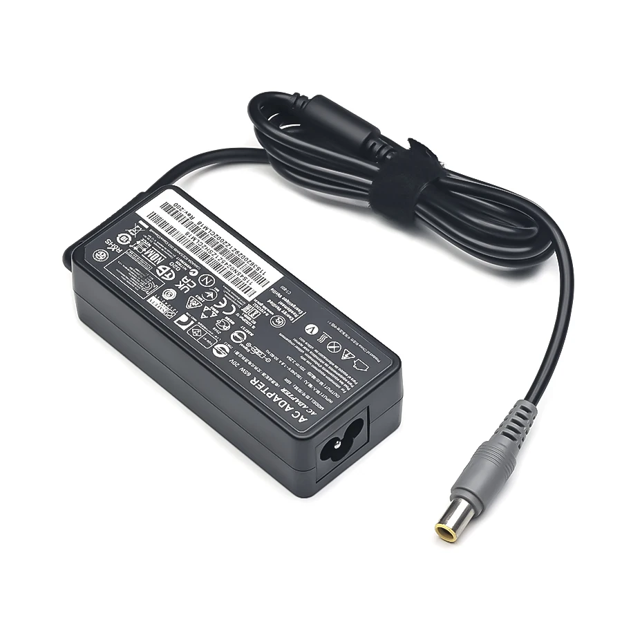 Adaptador de ordenador portátil de CA de 20V 3.25A 65W 7,9*5,5mm 8 pines para Lenovo IBM C100 C200 N200 X200 X300 R400 R500 T410 T510 V100 V200 cargador - imagen 3