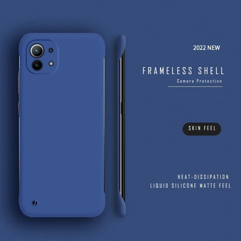 Funda rígida ultrafina sin marco para XIAOMI Mi 12, 12T, 11, 10, 9 Lite, SE, 9T, 10T, 11T, Pro, Poco F3, F4, fundas mate - imagen 4