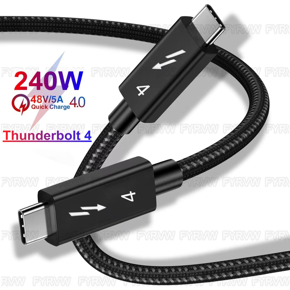 Cable Thunderbolt 4 USB-C 40 Gbps para MacBook Pro y Samsung M1 - imagen 4