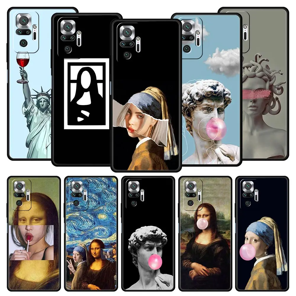 Funda de teléfono para Xiaomi Redmi Note 13, 12, 5G, 11, 10 Pro Plus, 4G, 9S, 9, 8, 7, 9T, 13C, 12C, 10C, 9C, 9A