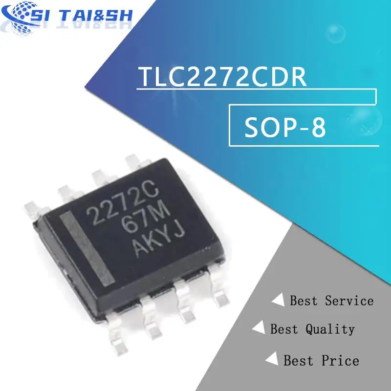 Si Tai & SH 10 Uds TLC2272CDR SOP8 TLC2272 SOP 2272C SOP-8 SMD nuevo y original IC
