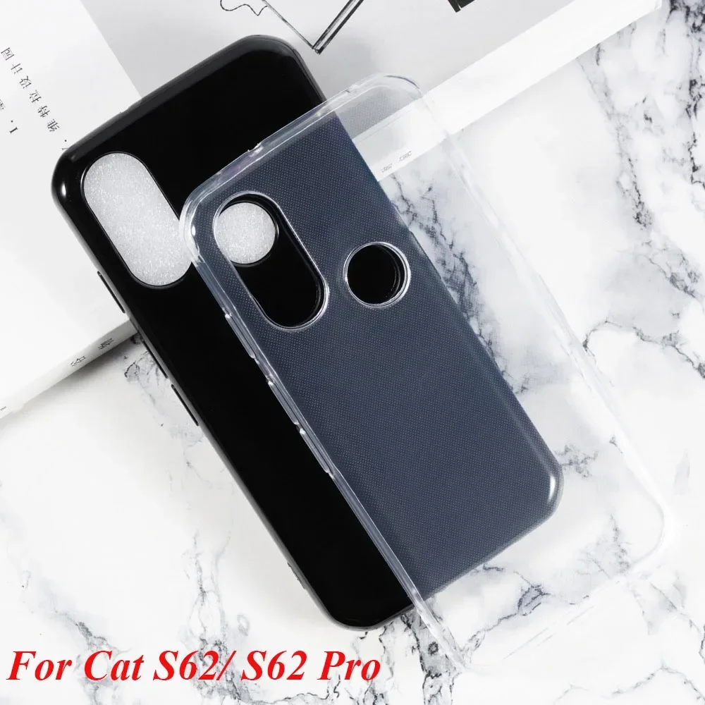 25 uds funda de teléfono transparente de TPU para Caterpillar Cat S62 Pro funda trasera suave de silicona para gato S62Pro CatS62Pro funda de teléfono - imagen 2