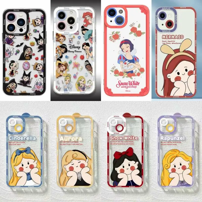 디즈니 프린세스 휴대폰 케이스, 화웨이 아너 90 라이트 5G X9A X8B X9B X7B 노바 7i 3i 5T 7 9 SE P30 프로 P40 라이트 Y9 프라임 2019 커버