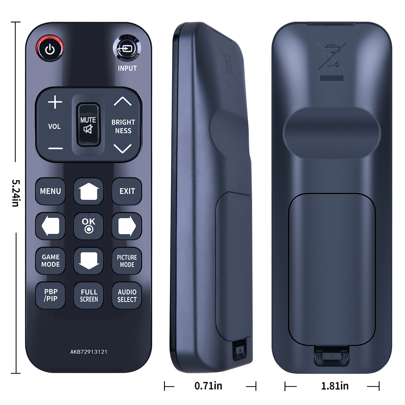 Nuevo AKB72913121 Control remoto para barra de sonido sistema de reproductor de Audio AKB72913119