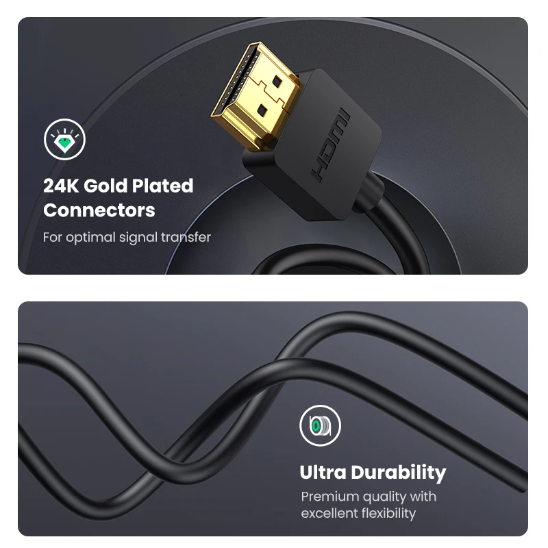 Cable Micro HDMI 4K 60Hz Ugreen – Alta Velocidad