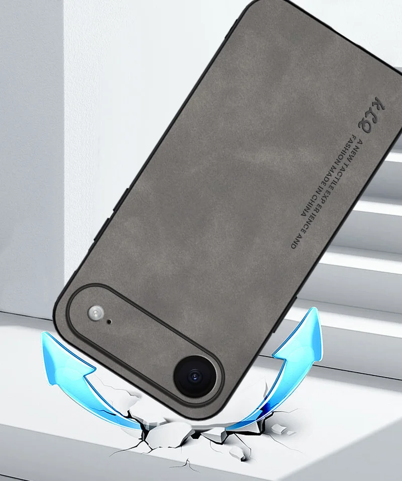 Para Iphone 17 Air funda de lujo de piel de oveja de silicona a prueba de golpes funda de parachoques para Iphone 17 Pro Max carcasa protectora mate - imagen 3