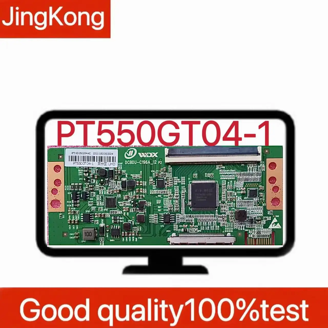 PT550GT04-1 Placa lógica recién actualizada 4K 2K puerto único 96PIN