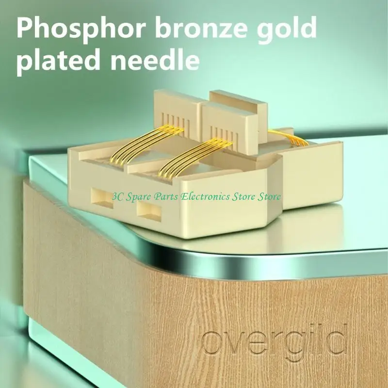 12PC RJ11 Línea teléfono Divisor divisor teléfono permite que teléfonos conecten simultáneamente enchufes y - imagen 5