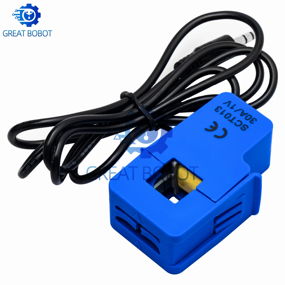 Transformador de corriente de núcleo dividido no invasivo Sensor de corriente CA-100A, 30A,50A (SCT-013 - 000, SCT - 013 - 030, SCT - 013 - 050) - imagen 4