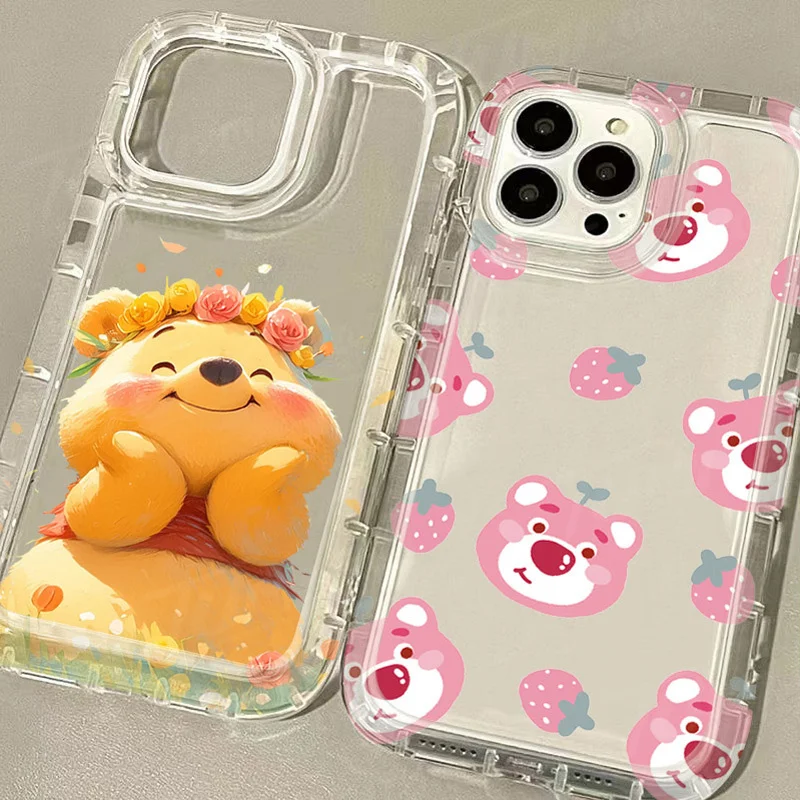 Funda trasera de Disney Winnie The Pooh Lotso para Samsung Galaxy S24 Ultra S23 S22 S21 FE S20 Plus Note 20 10 Pro A34 A54 A33 A53 - imagen 3