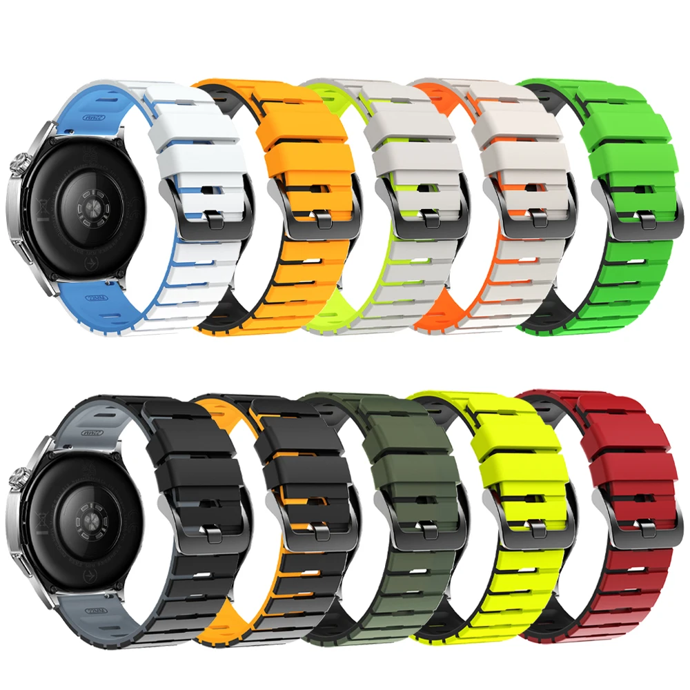 Correa deportiva de silicona para reloj SUUNTO RUN, 22mm, para SUUNTO 9 PEAK PRO DLC/5 PEAK/RACE S/OCEAN/VERTICAL, repuesto - imagen 2