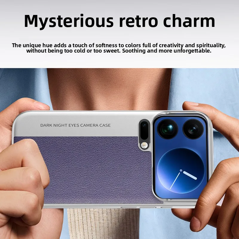 Para XIAOMI MI 17 Pro Max 17 pro Funda de moda personalizada para cámara sensación Funda de cuero para PC para Xiaomi MI 17 Funda de parachoques a prueba de golpes - imagen 5