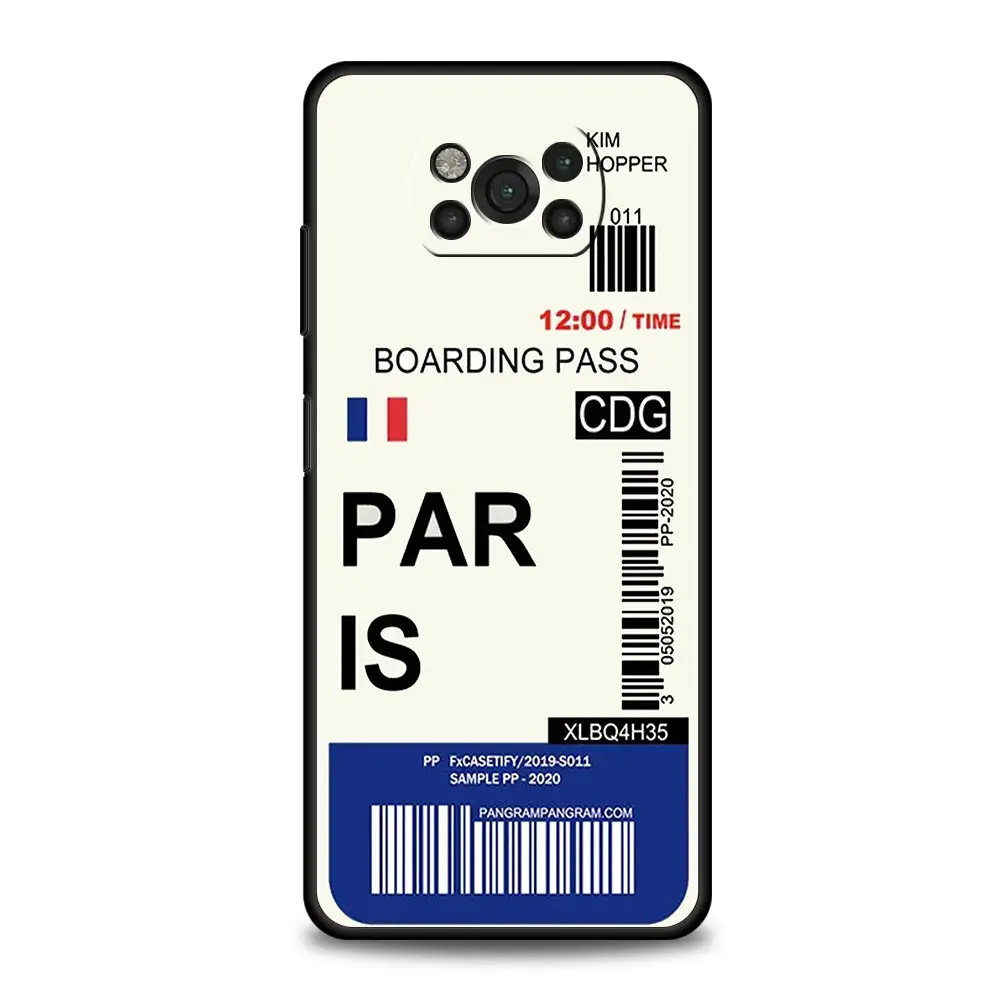 Funda de teléfono con etiqueta de Nueva York para Xiaomi Poco X6, X5 Pro, X4, X3, NFC, F5 Pro, F4, F3, GT, M5, M4 Pro, 5G, M3 - imagen 2