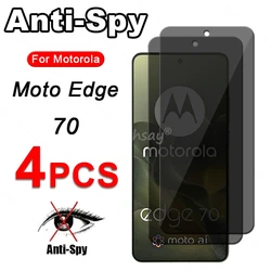 Pantalla antiespía Motorola Edge 70 de privacidad en cristal templado