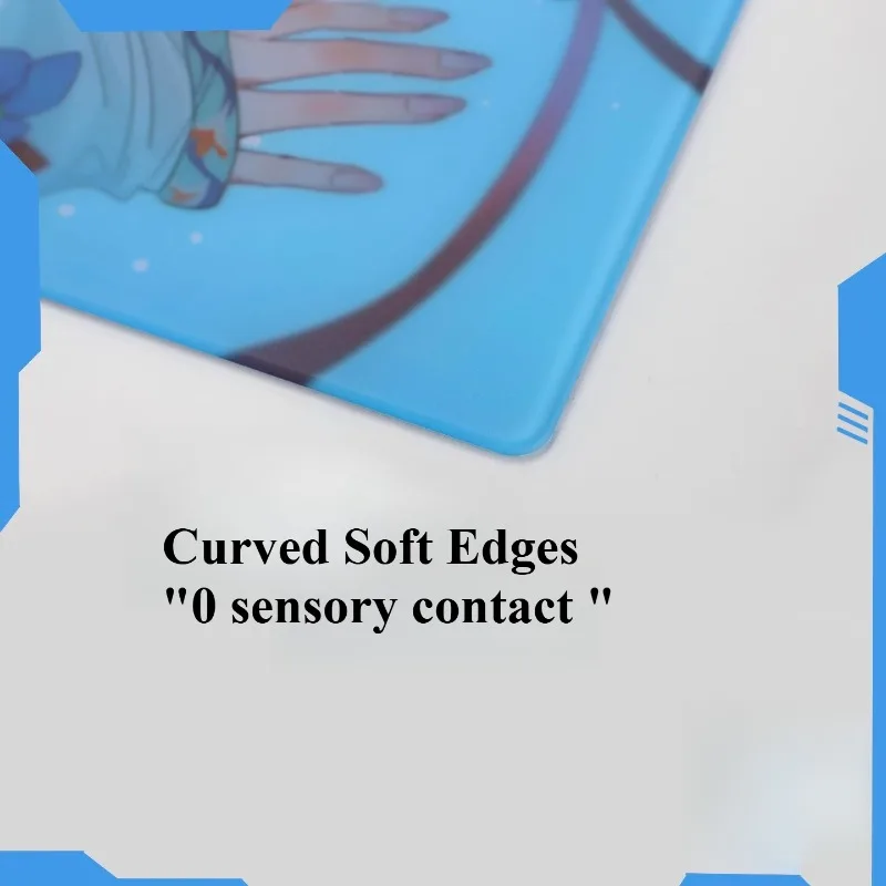 Alfombrilla de ratón de cristal de Anime, tipo velocidad, revestimiento personalizado, alfombrilla de ratón para juegos de deportes electrónicos, alfombrilla de mesa, accesorios para juegos, alfombrillas para juegos de 490x430mm - imagen 3