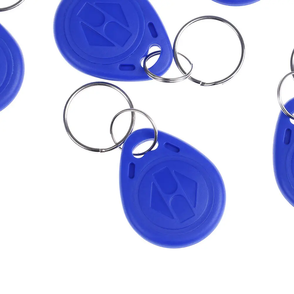 Llaveros de proximidad RFID TK4100, tarjetas de identificación de 125KHZ, 10 piezas, color azul, venta al por mayor - imagen 4