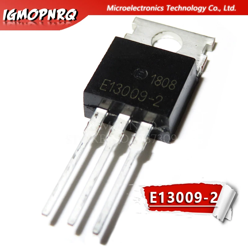 Transistor NPN de conmutación rápida de alto voltaje, nuevo y original, MJE13009, E13009-2, 13009, E13009 TO-220, 10 unidades por lote