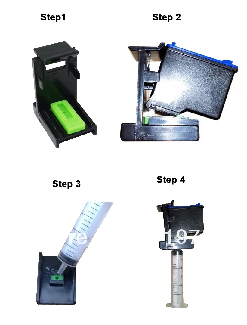 Herramienta de bombeo de Clip de absorción de abrazadera para cartuchos HP 302 304 305 664 662 667 122 123 650 652 67 60 61 - imagen 3