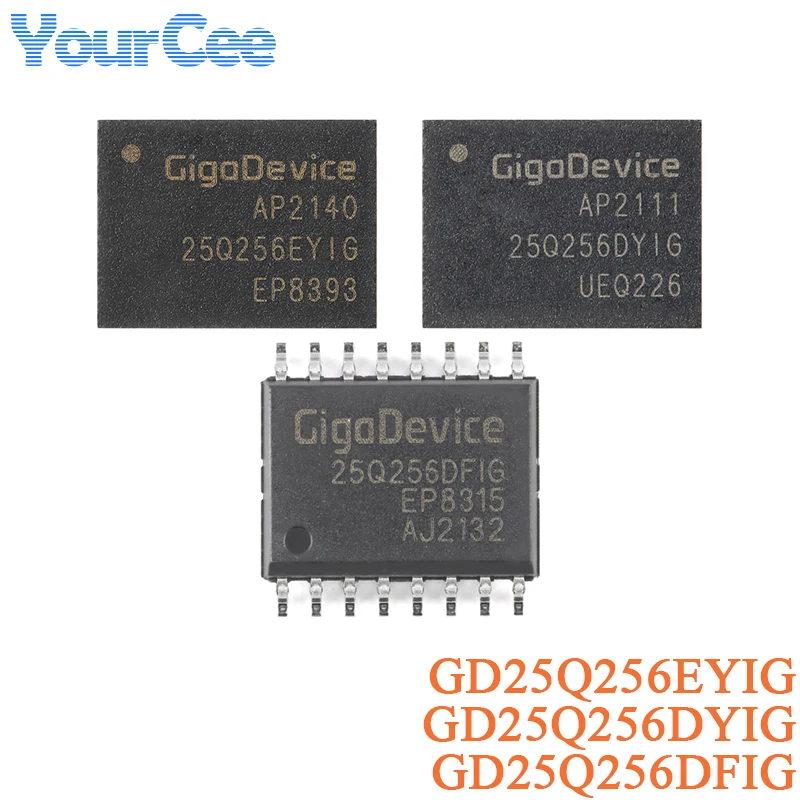 GD25Q256EYIG GD25Q256 DYIG DFIG EYIG WSON-8 256M-bit Flash IC Chip Integrated Circuit GD25 GD25Q