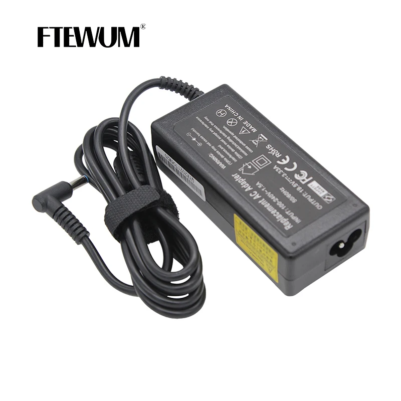 FTEWUM-adaptador para portátil HP Pavilion 15 PPP009C 15-J009WM Envy 17 6 14 para HP 14 G3 G4 chromebook 19,5, 4,5 V, 3.33A, 65W, 3,0x246mm - imagen 4