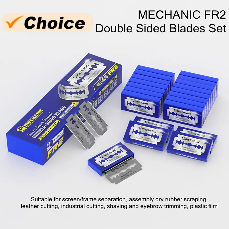 Cuchillas mecánicas FR2 de alta dureza para pantalla LCD de teléfono móvil, juego de cuchillas de corte para eliminación de pegamento de marco medio