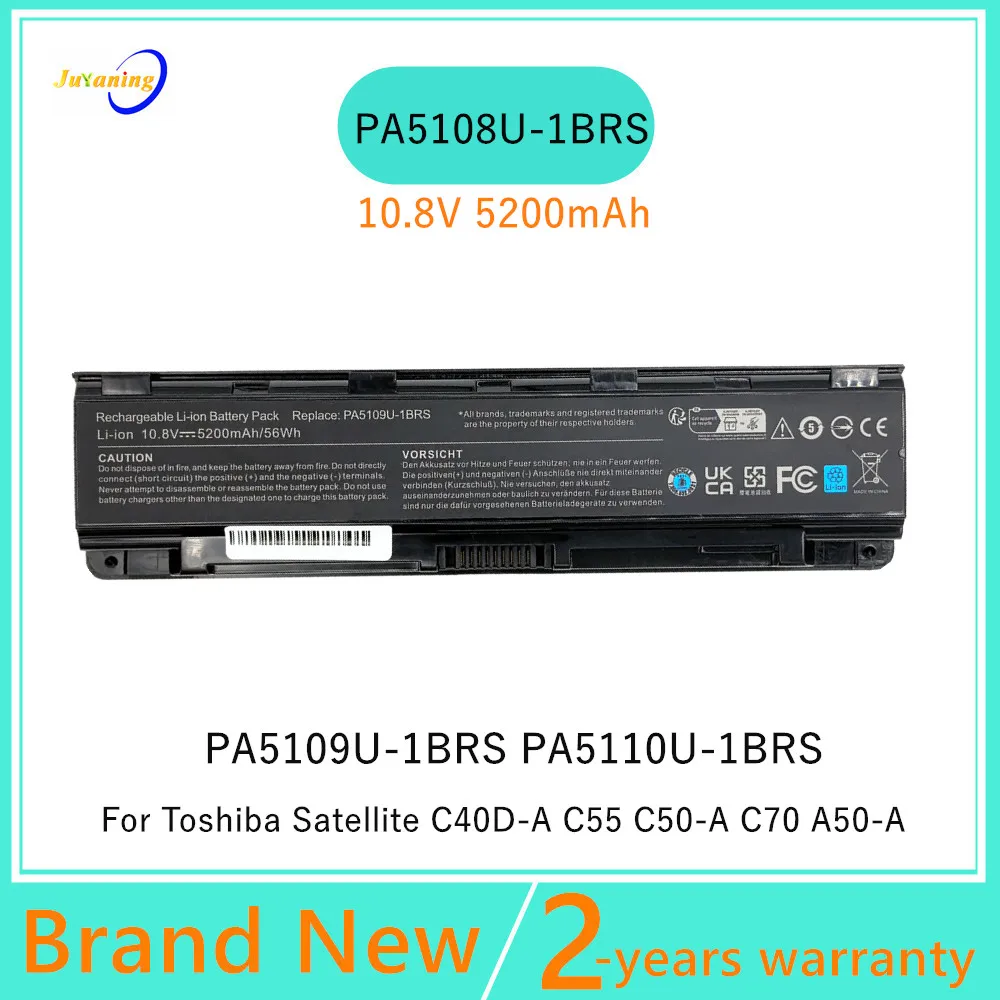 PA5108U-1BRS batería del ordenador portátil para Toshiba Satellite C50T C55 C55D C55T C70-A PA5109U-1BRS PA5110U-1BRS PABAS271 PABAS272 C75 C75D