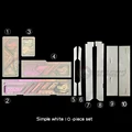 A-10pcs Kit-White
