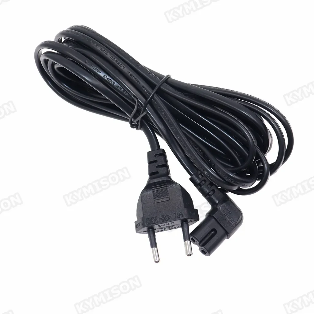 Cable de alimentación de CA UE a IEC 320C C7 Schuko CEE7/16 a C7 Firgure 8 cable de alimentación para Samsung Philips Sony LED TV 3m/5m - imagen 5