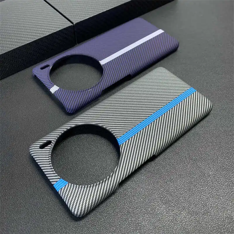 Para VIVO X200 Pro funda de moda de fibra de carbono dura funda protectora trasera de piel delgada para VIVO X200Pro Mini X 200 carcasa de teléfono - imagen 2
