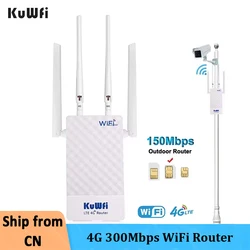 Router 4G LTE Exterior KuWFi Impermeable – 300Mbps