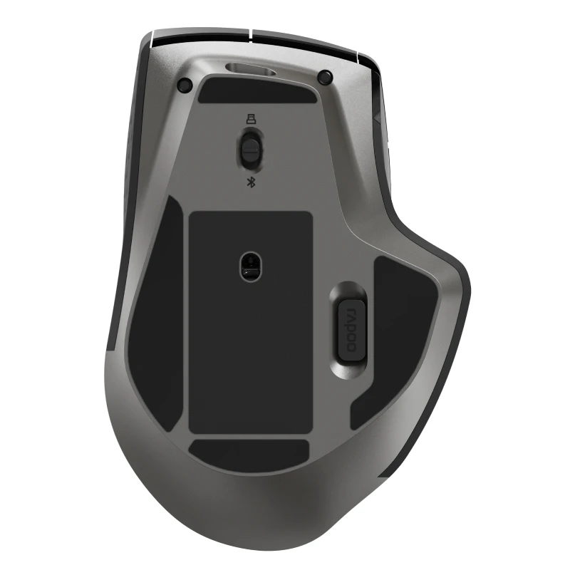 Rapoo nuevo MT710L ratón inalámbrico Bluetooth recargable multimodo ergonómico 4000 DPI compatible con hasta 4 dispositivos ratones de oficina - imagen 5