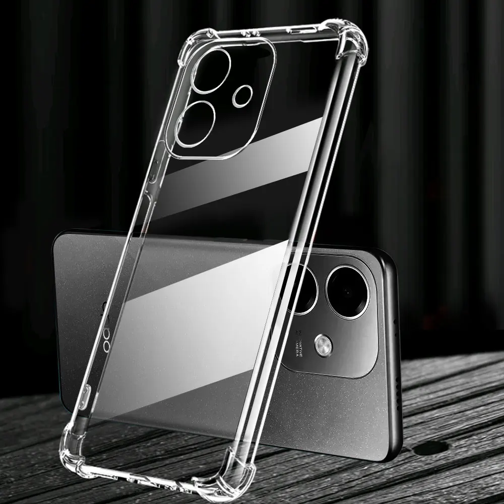 Funda de teléfono para OPPO A3 A3X 4G 5G, funda de silicona suave transparente, Airbag, parachoques a prueba de golpes para OPPO A3 Pro Global, funda trasera - imagen 4