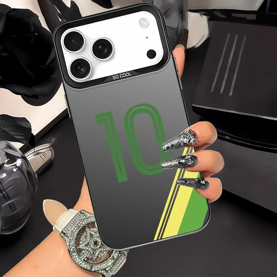 Funda trasera de teléfono para iPhone XS 14 15 Plus 13 XR 12 11 17Air 16e 16 17 Pro Max número de bola - imagen 2