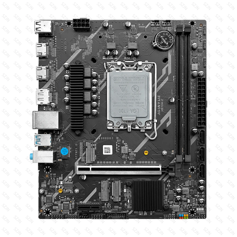 JGINYUE H610 juego de placa base LGA1700 compatible con 12/13/14th Core DDR4 memoria Dual MAX 64GB 2x M2 NVME Combo de escritorio para juegos - imagen 4