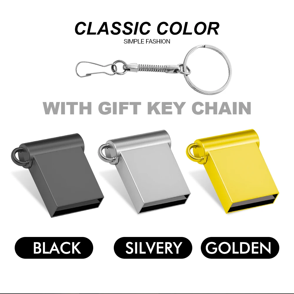 100 Uds Mini unidad Flash USB 64GB 32GB memoria Pen drive 16GB Cle USB 2,0 Stick 8GB 4GB dispositivos de almacenamiento USB logotipo personalizado gratis - imagen 2