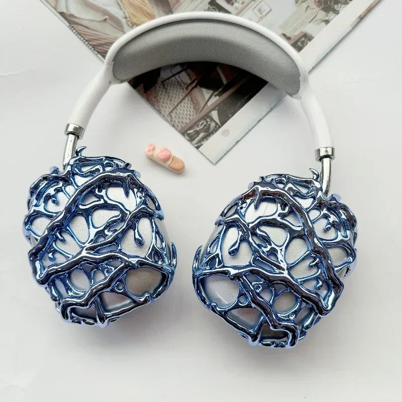 Funda de auriculares Venom a la moda, traje de AirPodsMax personalizado, estampado 3D, Fundas protectoras para auriculares, accesorio Airpod, Y2k - imagen 5