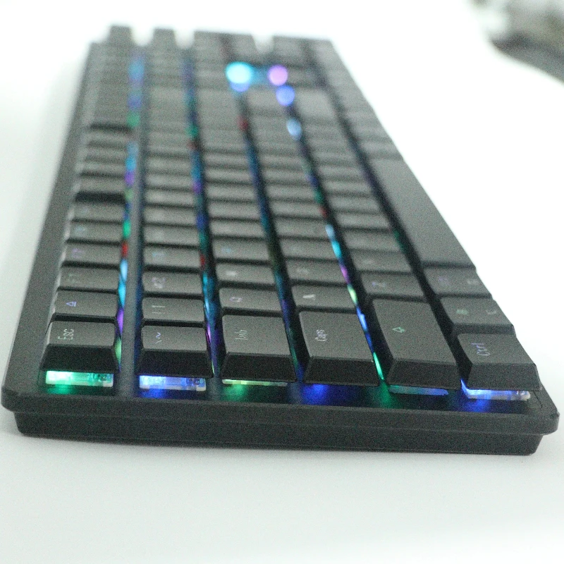 HiUM-teclas de aleación de aluminio de eje bajo, juego completo de teclas CNC transparente de Metal personalizado HL, teclas de punto de diseño Original, interruptor de bajo flujo MX - imagen 2