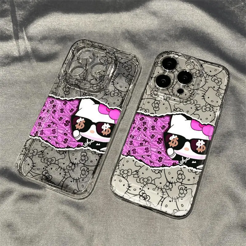 Nueva funda de teléfono bonita de Hello Kitty para OPPO A3 A60 A57 A38 A79 A58 A98 A5 F9 F11 A94 A92 A76 A74 A73 A54 A53 Pro 5G - imagen 5