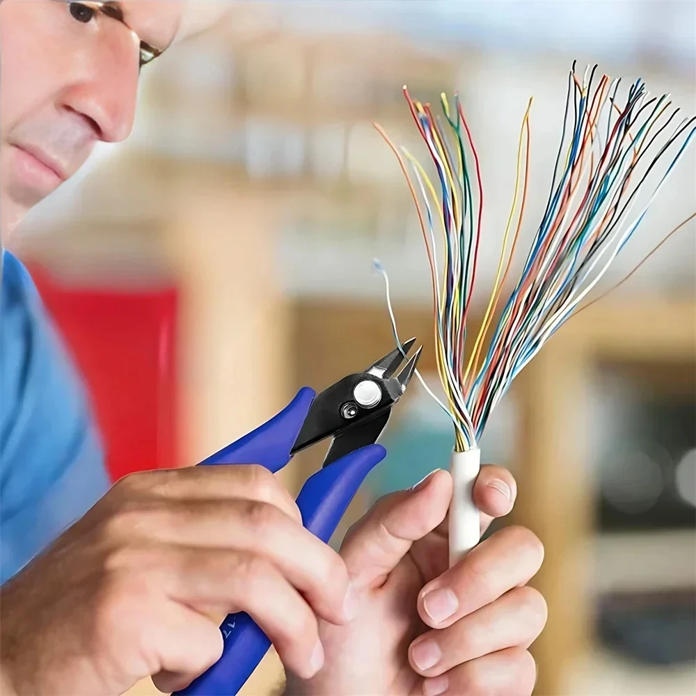 1/2 Uds PLATO 170 Wishful abrazadera DIY alicates diagonales electrónicos pinzas de corte lateral cortador de alambre piezas de impresora 3D herramientas de mano mandíbula - imagen 2