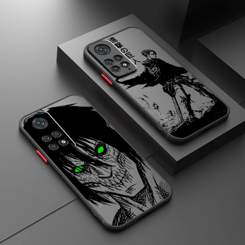 Funda translúcida de TPU de Attack On Titan para Redmi 8, 3, 9A, 9C, 9AT, 9T, 13R, 10A, 10C, 10, 11A, 12C, 12, 13C, 5G - imagen 2