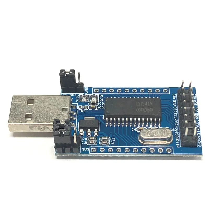 CH341A USB a UART IIC SPI I2C convertidor de programador convertidor de puerto paralelo módulo de placa de lámpara indicadora de operación integrada CH341 - imagen 3