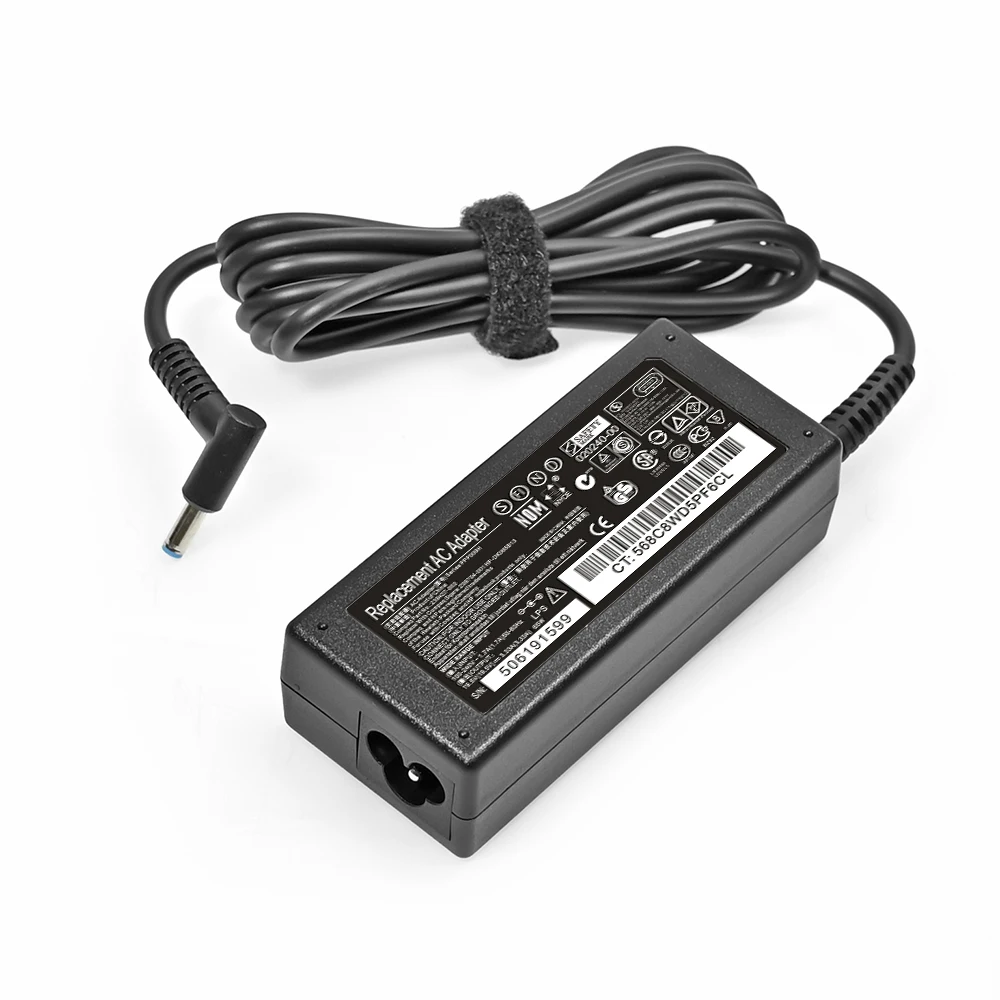 Cargador de ordenador portátil de 19,5 V, 3,33a, 65W, para HP Pavilion11 12 15 ENVY 13 X360 Elitebook 430 440 840 850 845 G3 G4 G5, cable de alimentación adaptador de CA - imagen 3