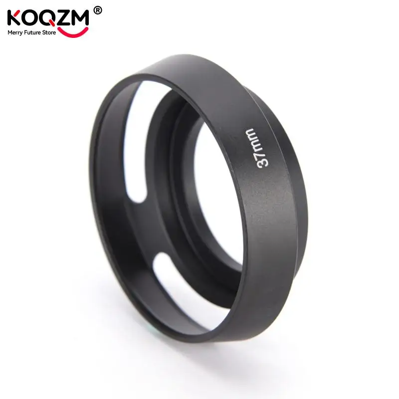 Cubierta de lente de cámara de Metal curvado con ventilación negra, 37, 39, 40,5, 43, 46, 49, 52, 55, 58mm, Leica M, Pentax, S & ny, Olympus - imagen 3