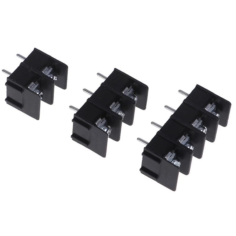 5 unids/lote KF8500 8,5 MM 2P 3P 4P Terminal de conexión tipo valla Terminal PCB negro/verde - imagen 3