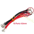 1pcs 10 ports 4.8mm